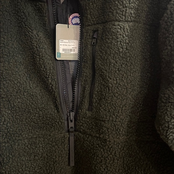 Canada Goose Men's Renfrew Fleece Pullover in Dark Sage Large - Picture 4 of 11
